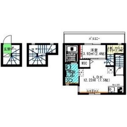 川名駅 徒歩4分 3階の物件間取画像